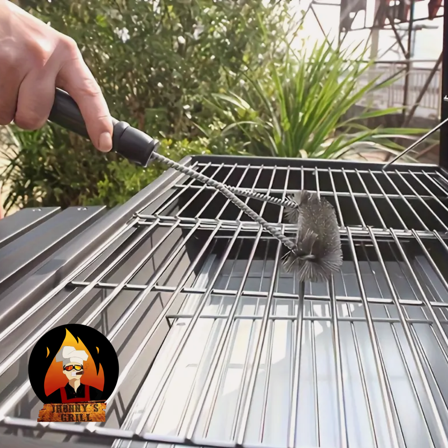 Cepillo de Barbacoa de Acero Inoxidable – 38.1 cm