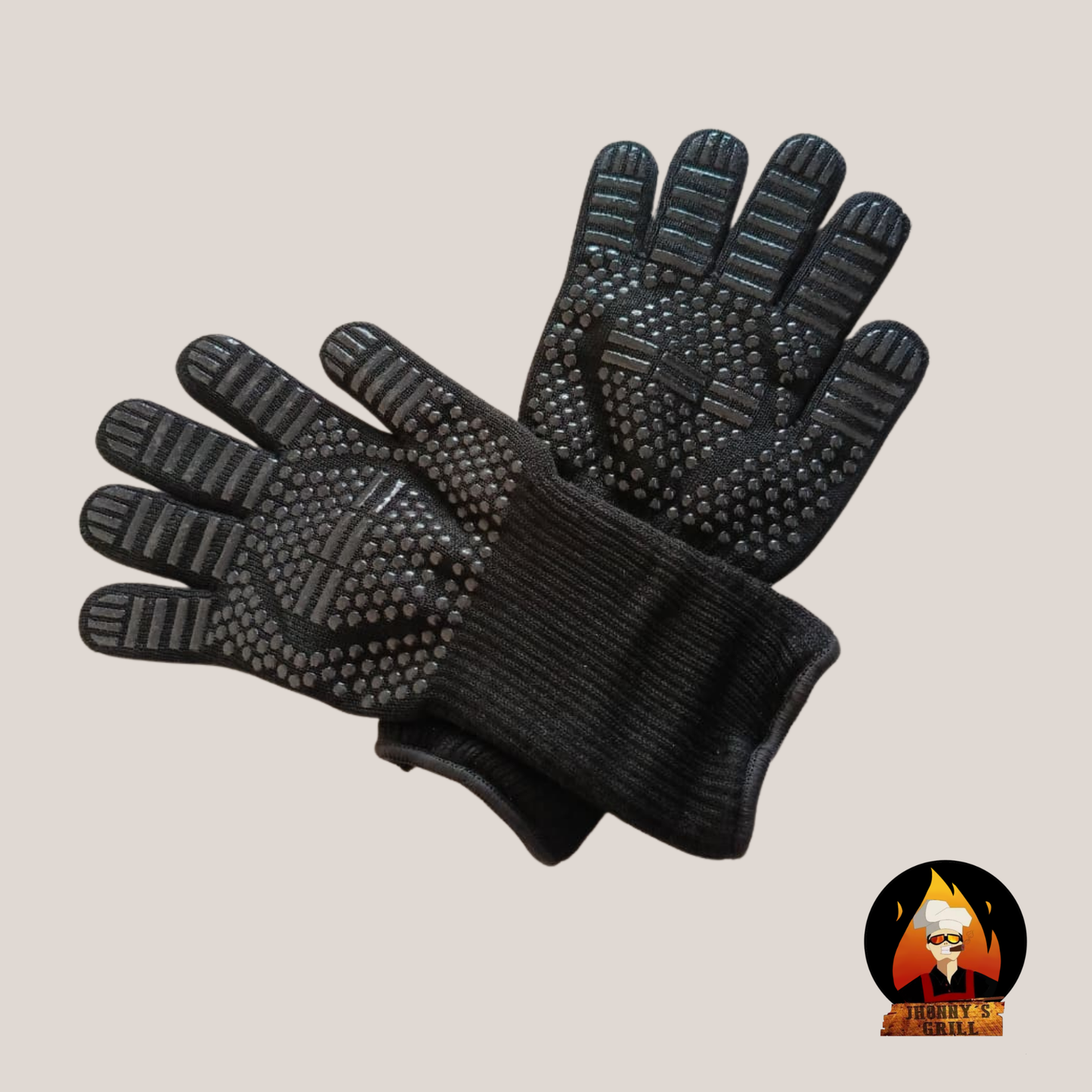 Par de guantes para BBQ Antideslizantes y Resistentes al Calor