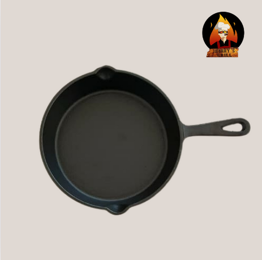 Sartén de Hierro Negro de 20 cm – Versatilidad y Control en Cada Asado